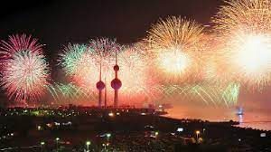 شوارع الكويت تتزين في عيدها الوطني